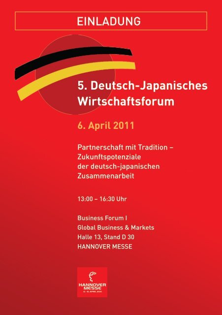 5. Deutsch-Japanisches Wirtschaftsforum - Deutsch-Japanischer ...