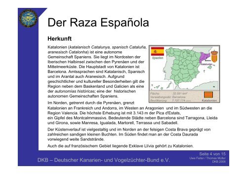 Der Raza Espanola - Deutscher Kanarien