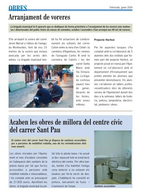 Gener 2004.pdf - Ajuntament de Vilassar de Mar