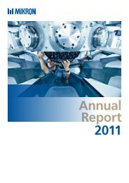Annual report 2011 (pdf) - Mikron