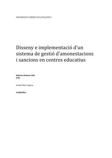 Trabajo Final de Carrera - Bases de Datos Relacionales