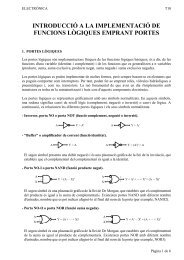 introducció a la implementació de funcions lògiques ... - l'electrònica