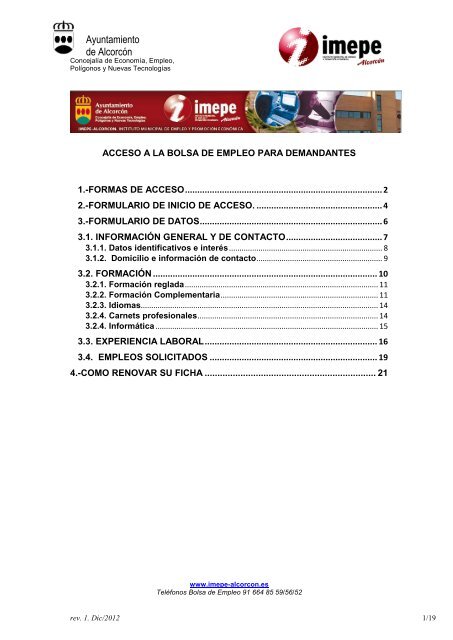 guía de inscripción para demandantes - IMEPE-Alcorcon.com