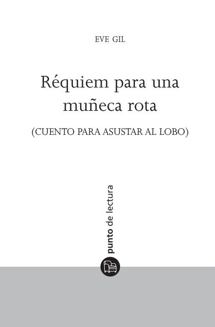 Réquiem para una muñeca rota - Punto de Lectura