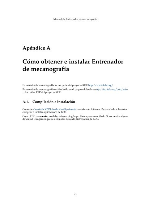 Manual de Entrenador de mecanografía