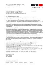 Memorandum nach Gauck - DKP MÃ¶rfelden-Walldorf