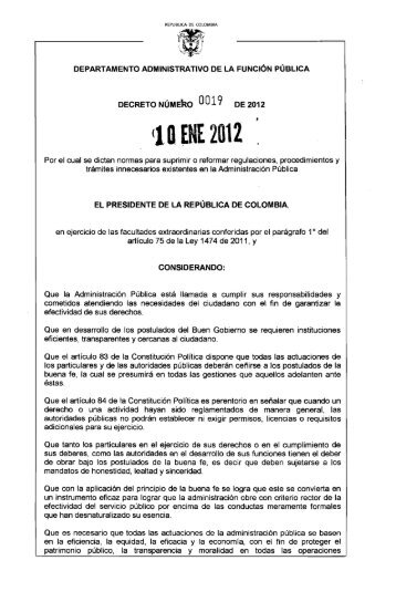 (10 EN[ 2012 - Superintendencia de Industria y Comercio