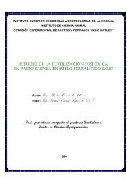 Estudio de la fertilización fosfórica en pasto guinea - Biblioteca ihatuey