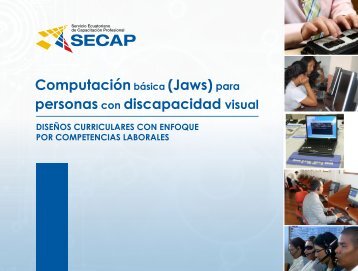 Computación básica (Jaws) para personas con discapacidad visual