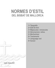 Llibre d'estil del BISBAT DE MALLORCA.indd