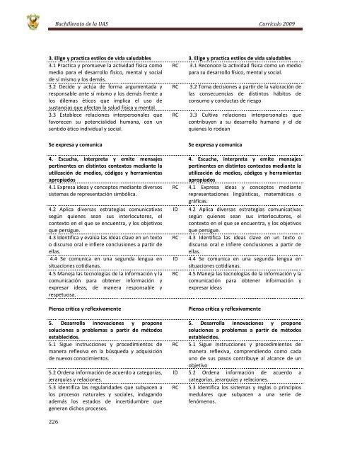 Bachillerato de la UAS - Dirección General de Escuelas Preparatorias