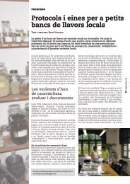 Protocols i eines per a petits bancs de llavors locals - L'Era