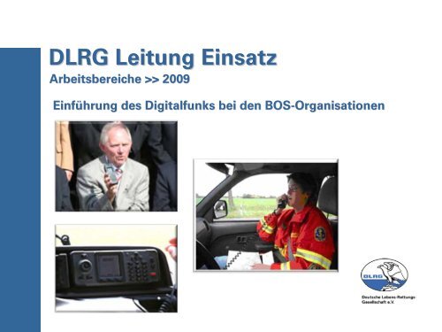 Präsentation des Leiters Einsatz - DLRG