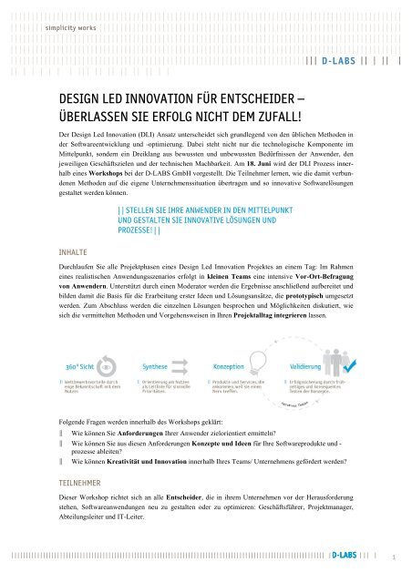 design led innovation für entscheider