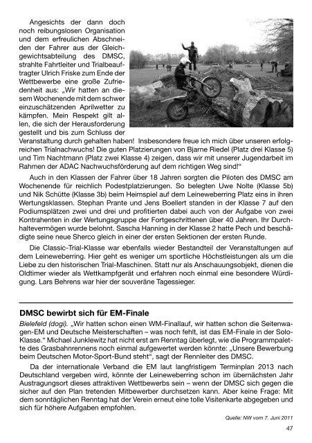 Int. ADAC - DMSC Bielefeld e.V. im ADAC