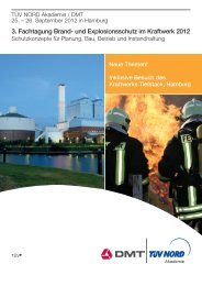 3. Fachtagung Brand- und Explosionsschutz im Kraftwerk 2012