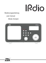 Bedienungsanleitung user manual Mode d'emploi - DNT