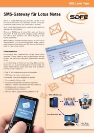 SMS-Gateway für Lotus Notes - DNUG