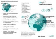 Dortmunder Systemhaus dosys. SchoolSolutionSet. e Xtended ...