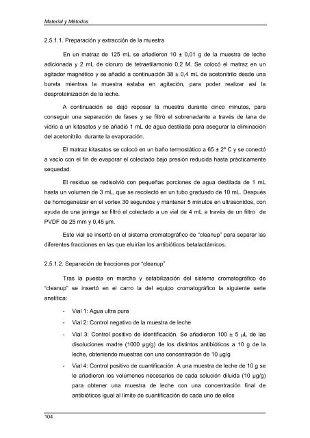 termoestabilidad de sustancias antimicrobianas en la leche - RiuNet