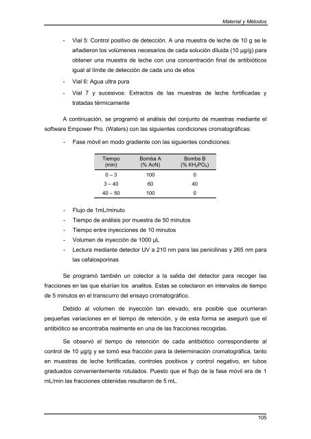 termoestabilidad de sustancias antimicrobianas en la leche - RiuNet