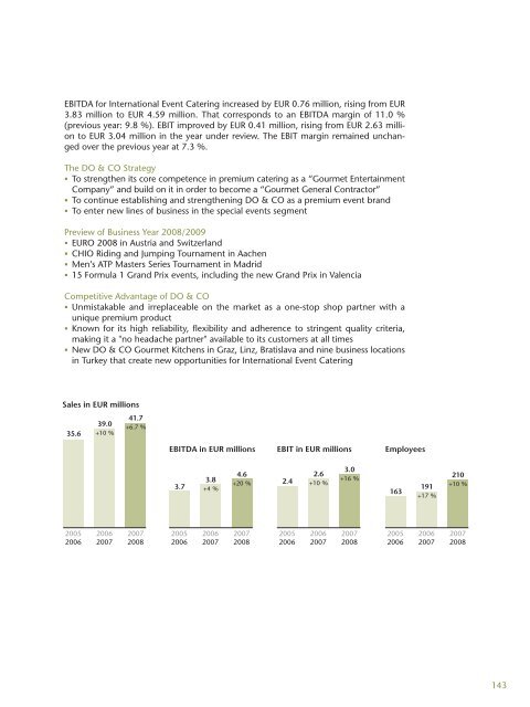 Management Report and Consolidated Financial ... - Do & Co