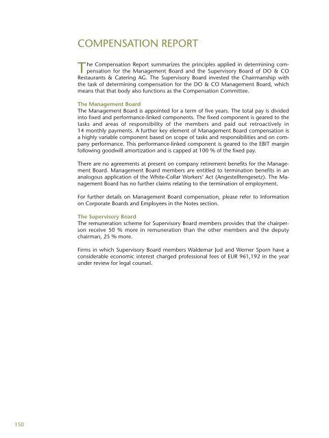 Management Report and Consolidated Financial ... - Do & Co