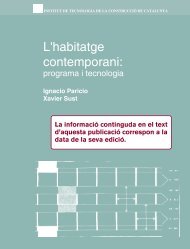 L'habitatge contemporani: - ITeC