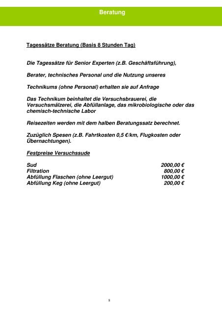 Chemisch technische Analyse - Doemens