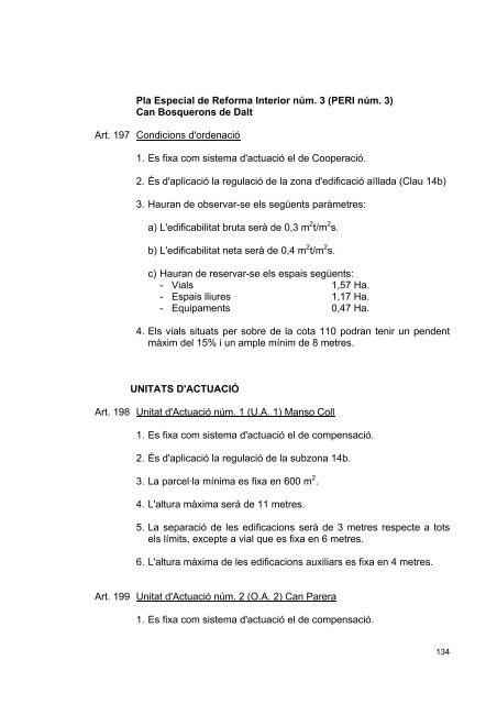 Pla General d'ordenació urbana - Ajuntament de Montornès del Vallès