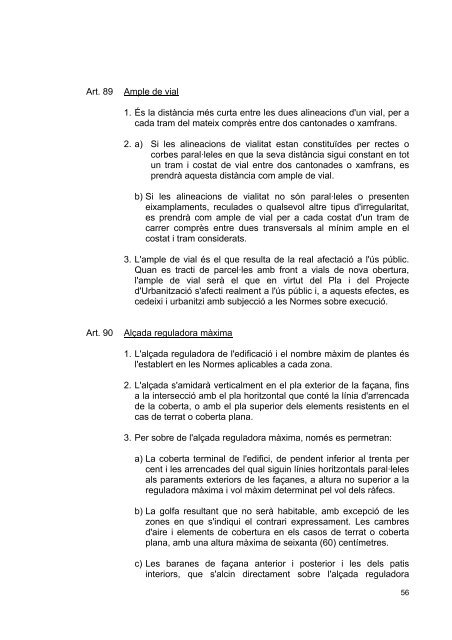 Pla General d'ordenació urbana - Ajuntament de Montornès del Vallès