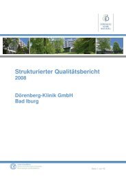 Strukturierter Qualitätsbericht neu - Dörenberg-Klinik