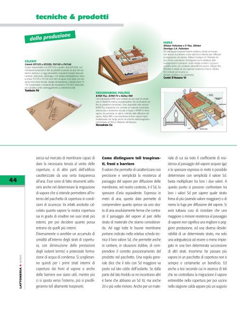 LATTONERIA - Energia e costruzioni