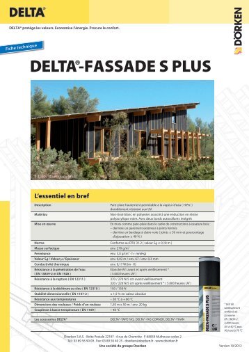 delta-fassade s plus / delta-fassade s / delta-fassade plus / delta ...