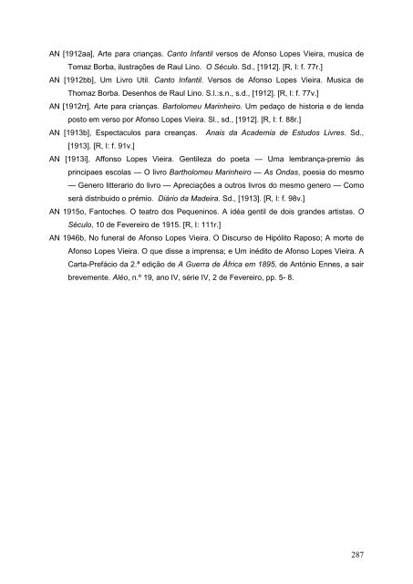 de Investigadores em leitura - Universidade do Minho