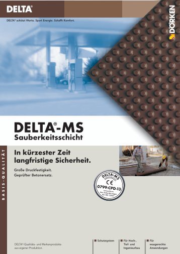 DELTA®-MS Sauberkeitsschicht - Ewald Dörken AG