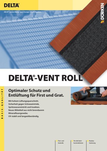 DELTA®-VENT ROLL