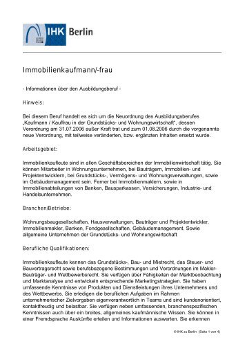 Immobilienkaufmann/-frau - Domega-immobilien.de