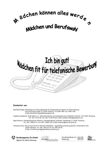 Anleitung zur telefonischen Bewerbung (PDF ... - Dolle Deerns e.V.