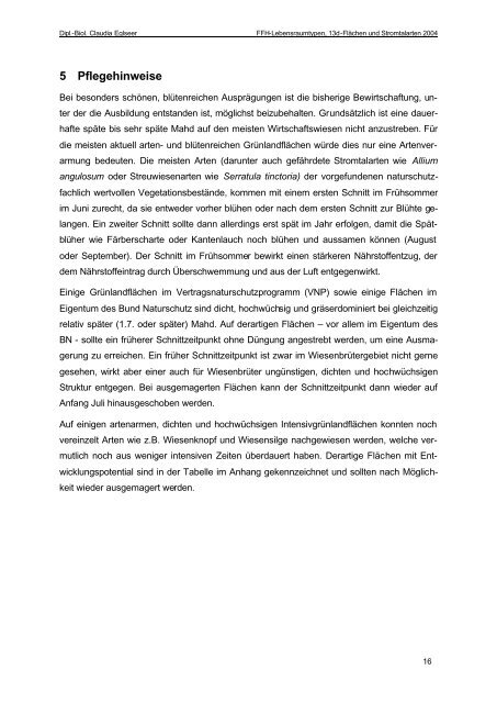 Bericht -  Bund  Naturschutz Kreisgruppe Donau-Ries