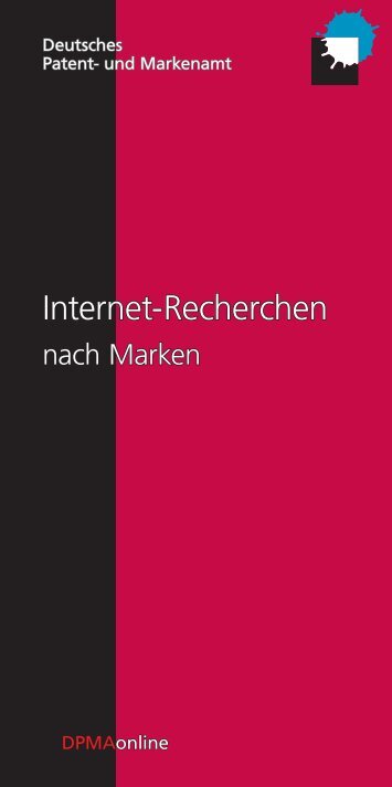 Internetrecherchen nach Marken - DPMA