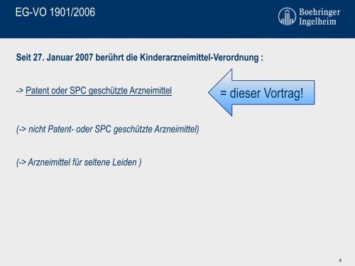 Ergänzende Schutzzertifikate für päd. Untersuchungen von ... - DPMA