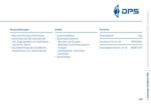 Schulungsprogramm (PDF) - DPS Software