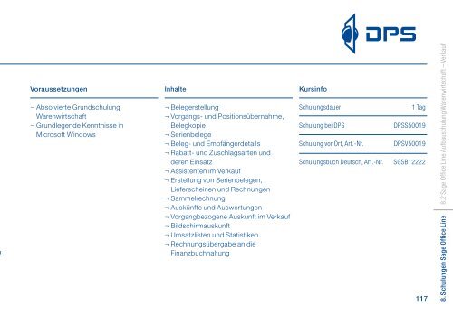 Schulungsprogramm (PDF) - DPS Software