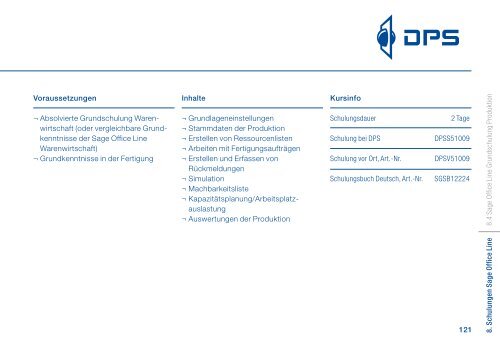 Schulungsprogramm (PDF) - DPS Software