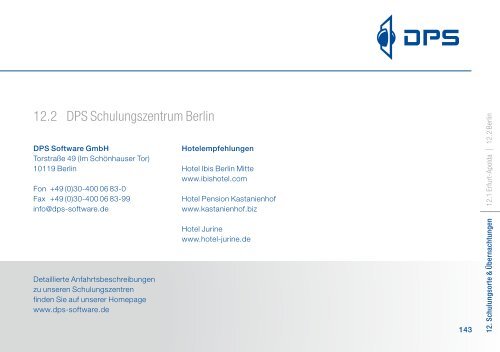 Schulungsprogramm (PDF) - DPS Software