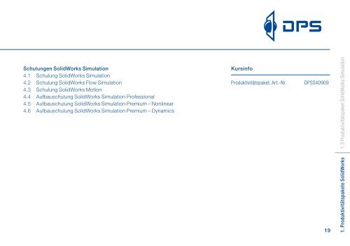 Schulungsprogramm (PDF) - DPS Software