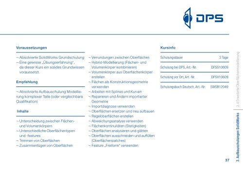 Schulungsprogramm (PDF) - DPS Software