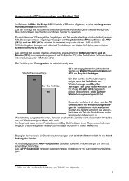 Wiederholungsverträge Buy-Out-Verträge 40 Auswertung der VDD ...