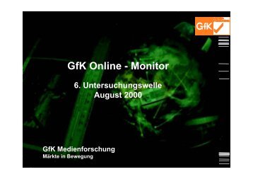 GfK Online - Monitor